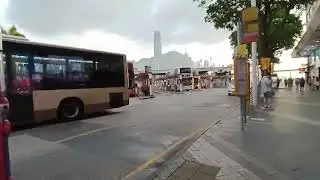KMB L ASB8 NV3632@8A駛經尖沙咀碼頭巴士總站
