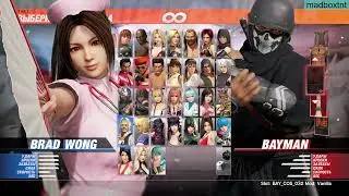 Dead or Alive 6 - Testing Mai Replacement Mod for Brad Wong
