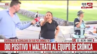 Dio positivo de alcoholemia, se atrincheró y provocó tremendo escándalo