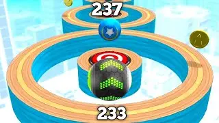 Going Balls Speedrun &ndash; Levels 233&ndash;237 | No Fails, Perfect Run 