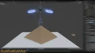 The Pyramid & Alienship by Blender3D