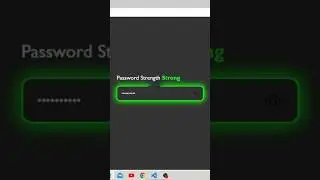 Password Strength Checker| #html #css #css3 #webdesign #javascript #codevik #code #coding #uiux #ui