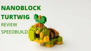 Nanoblock Pokemon Turtwig Review and Speed Build