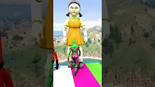 GTA 5 Epic Water Ragdolls | Spider-Man Jumps / Fails ep.16322 #shorts