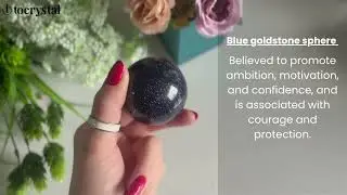 Blue Goldstone Sphere | Buy Gemstone Crystal Ball Online in India &ndash; Tocrystal.in