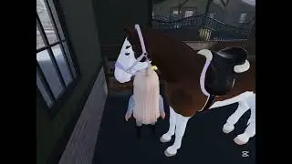 En stald vlok i Roblox ￼🐴🩷😍
