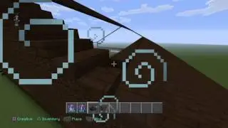 Minecraft BIG A** log cabin house tutorial part 1