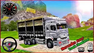 New Mercedes Axor Truck Simulator || Zaaky Games Wood Transport