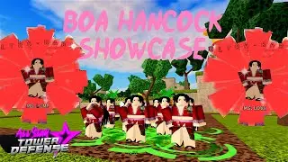 All Star Tower Defense *NEW EXCLUSIVE CODE UNIT* Boa Hancock Showcase | ROBLOX