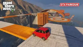 Playing gta 5 extreme hard parkour race.