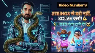 String Questions + List Introduction 🧠 | Python Practice Session &ndash; Video #9! @coding_Tuition