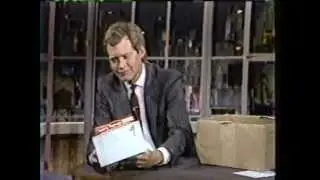 SUPERMARKET FINDS on David Letterman 1980's  late night