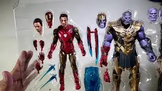 Unboxing | Marvel Legends Infinity Saga Iron Man Mk. 85 and Thanos 2 Pack from Avengers Endgame