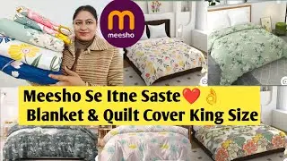 Meesho Blanket & Quilt Cover King Size Blanket Quilt Cover Duvet @glammishti #glammishti #meesho