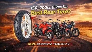 MRF ZAPPER S1 140/70-17  | 150–200cc Bikes Ka Best Rear Tyre? I Tyre Review I Bahubali Tyres