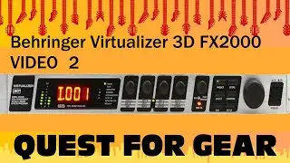Behringer Virtualizer 3D FX2000 Multi-Engine FX &mdash; Видео 2/2
