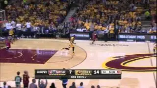 LeBron James Back to back Steals & Dunks Wizards vs Cavaliers