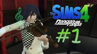 The sims 4 let^s play - Danganronpa #1 (Кокичи-скрипач)