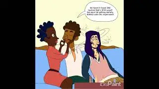 OC parody of Archie comic panel but make it polyamorous #archiecomics #ocartist #polyamory #art