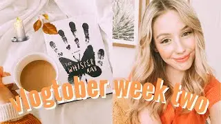spooky reading vlog | VLOGTOBER