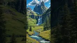&ldquo;Green Nature + Waterfall + Arabic Ambience - Peaceful Aesthetic&rdquo; | &ldquo;Arabic Calm Vibes