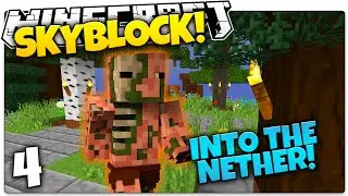 Minecraft Skyblock | ZOMBIE PIG LOVE GARDEN (Minecraft Skyblock Mini Series #4)