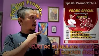 Cuci AC si Wuling Cortez di Dokter Mobil Bandung