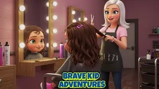 Toddler First Haircut | Positive Behavior Support | Story Getting a Haircut | ABA | Autism ✂️