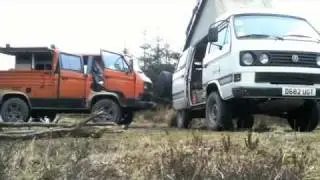 CampervanCulture.com VW T3 Syncros in Wales, off roading and wild camping
