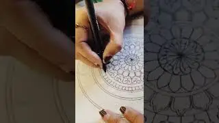 Neon Mandala Series -3/4.  Coming up next. #youtubeshorts #youtube #mandala #allthatglitters #series