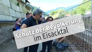 Wildbach- und Lawinenverbauung zum Schutz der Bewohner