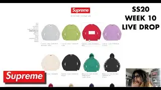 SUPREME SS20 WEEK 10 LIVE DROP *NOT COP - CUT OUT BOX LOGO DROP