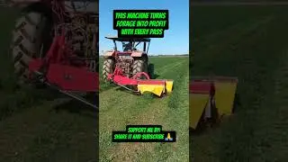 Machine Turns Forage into Profit #grass #agrimach #india #brazil #usa #germany #italy #uk #shorts
