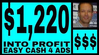 Обзор Easy Cash 4 Ads &mdash; прибыль в размере 1220 долларов США &mdash; без ежемесячных членских взносов.