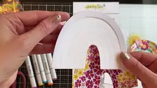Vintage Scrap Shotz Live -June 30, 2022 with Karla using Honey Bee Stamps Rainbow Builder Dies  !!!