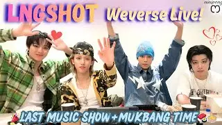 [ALL SUB] LNGSHOT WEVERSE LIVE 😋😍💕(02.01.26) 막방 기념 라이브 🍜🎉#weverselive #weverse #lngshot