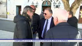 CAMPOBELLO LICATA  ASSEGNATA LA SCORTA AL SINDACO TERRANA