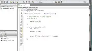 UNITY3D - C# Lesson - 13  Function Parameters