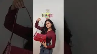 beautiful cheery red hand bag🍒||@Meesho||#ytshorts #red #bags #handbags #meeshofinds #silingbag