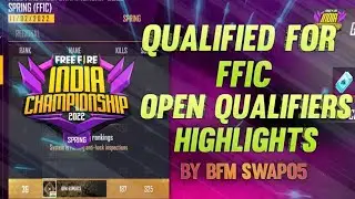 QUALIFIED FOR FFIC ❤ || FFIC OPEN QUALIFIERS HIGHLIGHTS | GARENA FREE FIRE | ⚙️ POCOX3PRO