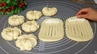 Еще один Вариант Булочки ! СУПЕР Красивые булочки !Необычная Выпечка к Чаю Mazzali