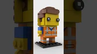 Emmet Lego Brickheadz Stop-Motion Build #lego #legoshorts #legobuild