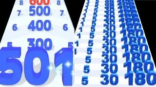 7 Minutes New Satisfying Math Games - Number Rush 2048 Vs Numbers Merge