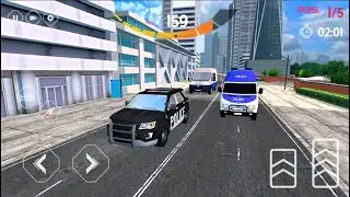 Police Van Racing Game 3D Police Stunts Car Games 2021 - Android GamePlay#2
