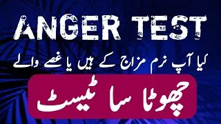 Anger Test Urdu Hindi || Do you have anger issues || Anger management Personality Test