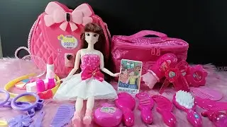 17:20 Minutes Satisfying with Unboxing Girls Party Bag/ Pink Beauty Fashion Accessories and Barbie