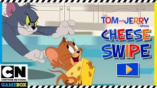 Tom and Jerry Cheese Swipe | Can you help Jerry Escape from Tom | Cartoon Network GameBox