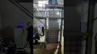 Lifting cotton baler，Cotton Baler，Waste cotton baler
