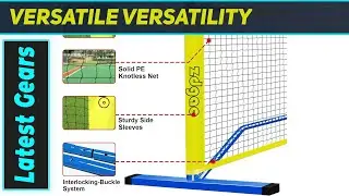 Zdgao Pickleball Net for Driveway: The Ultimate Portable Court Game-Changer