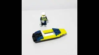 #lego CITY 30693 Poice Water Scooter fast build. Polybag #legocity